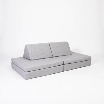 Canapé pour enfants xl - gris clair