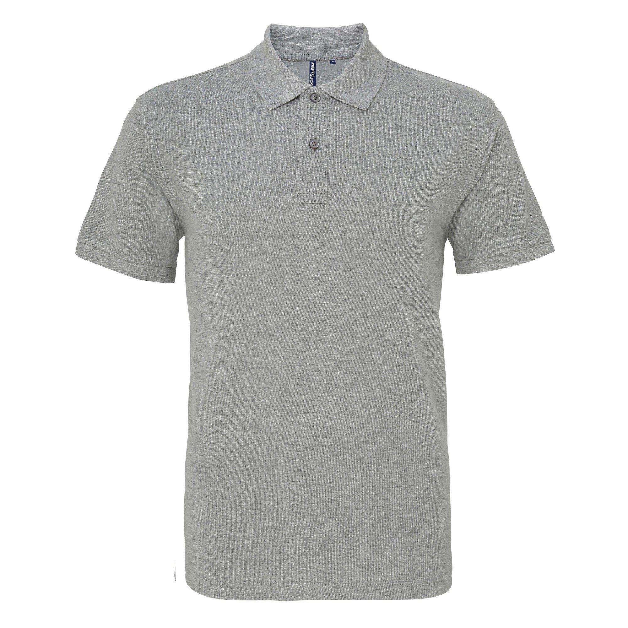 Image of Poloshirt, Kurzarm Herren Taubengrau M