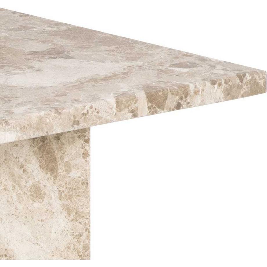 mutoni Tavolino in marmo Venus marrone chiaro 140  