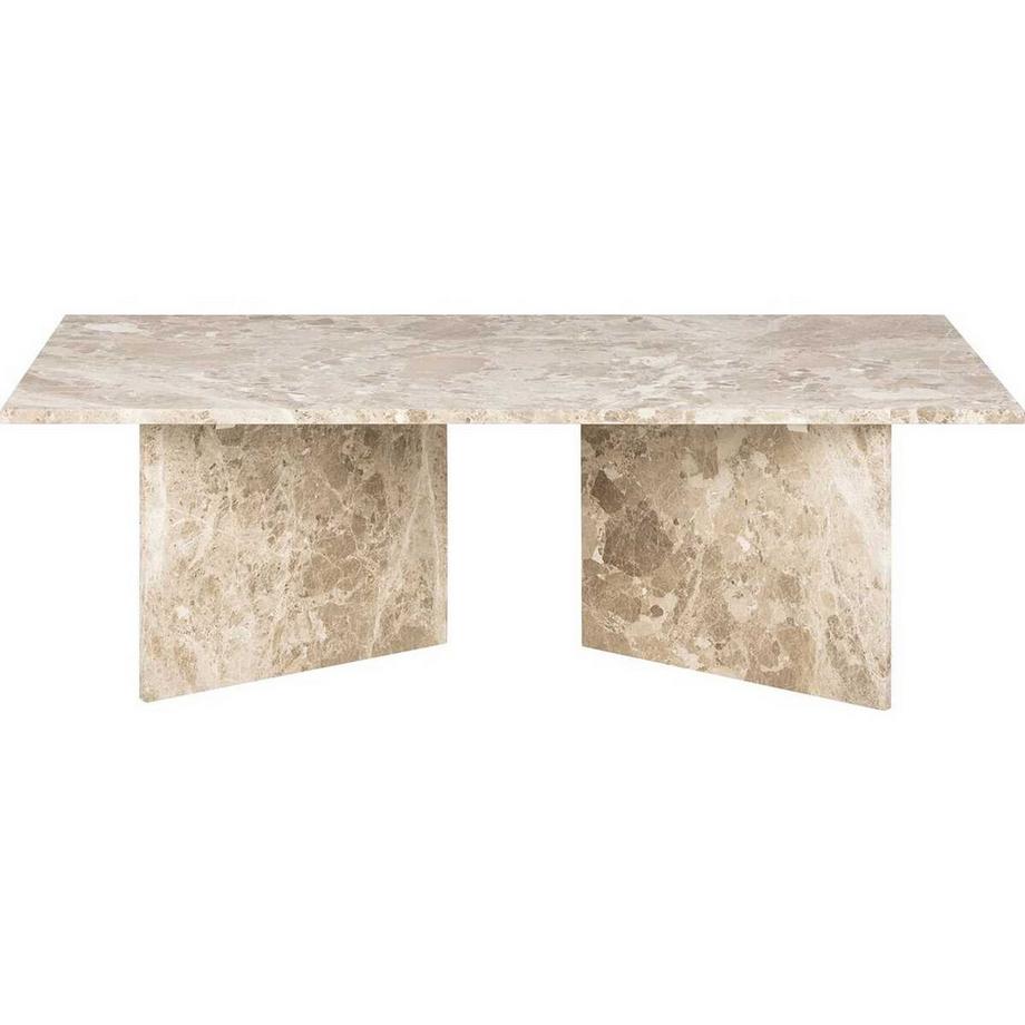 mutoni Tavolino in marmo Venus marrone chiaro 140  