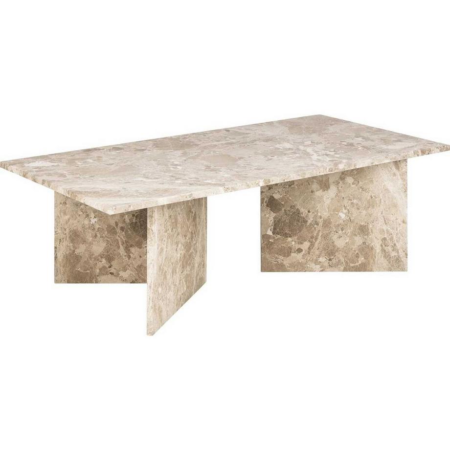 mutoni Tavolino in marmo Venus marrone chiaro 140  