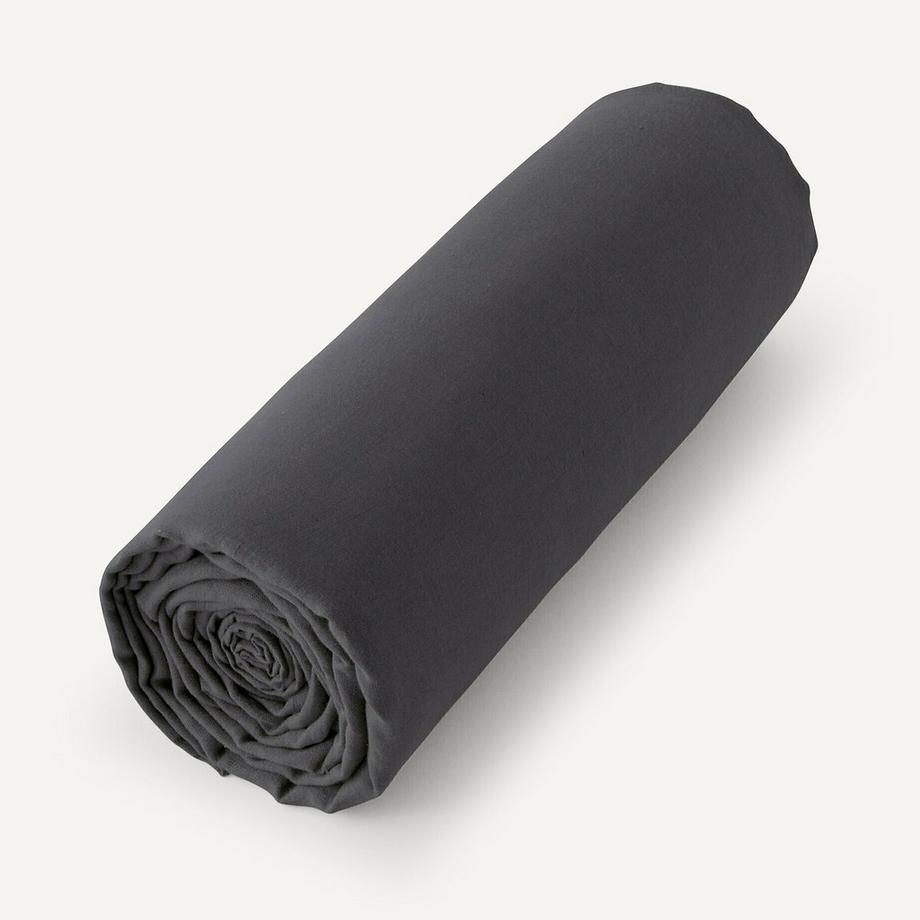 Drap-housse lin lavé