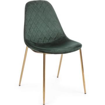 Chaise Terry Velvet, vert foncé