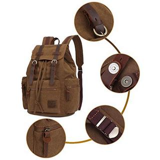 Only-bags.store Vintage Rucksäcke, Canvas Laptop Rucksack Schulrucksack Tagesrucksack Stilvolle Rucksack für  