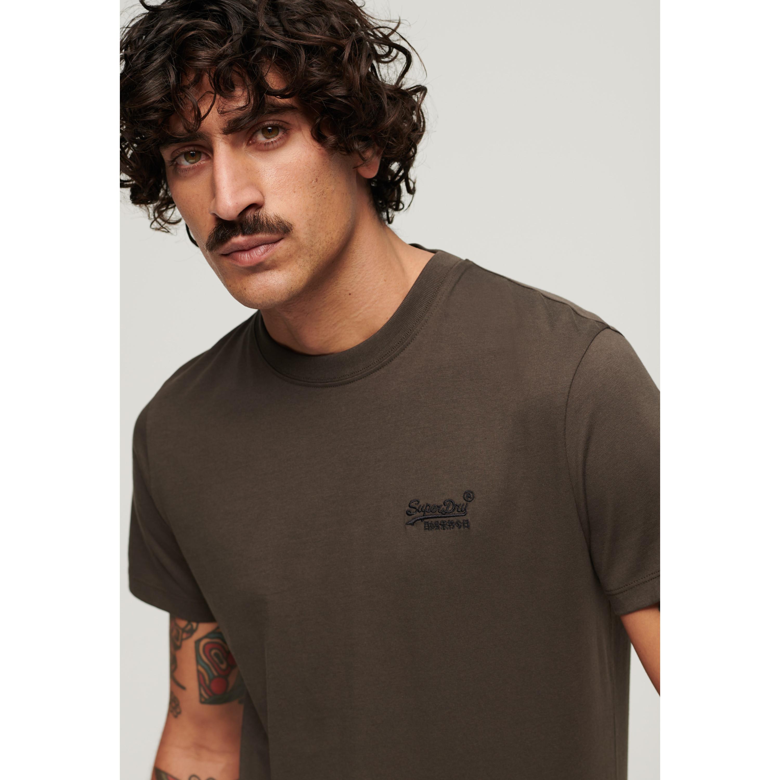 Superdry ESSENTIAL LOGO EMB TEE UB t-shirt ricamata con logo in cotone biologico essential 