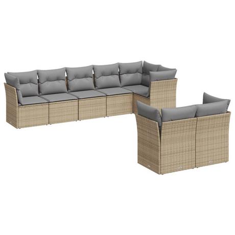 VidaXL Garten sofagarnitur poly-rattan  