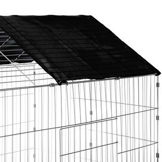 Tectake  Freigehege Kaninchen inkl. Sonnenschutz 180 x 75 x 75 cm 