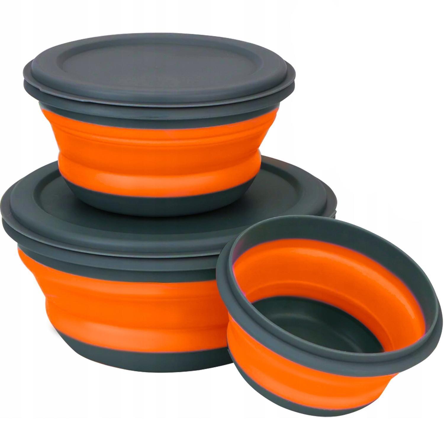 Ruhhy Boîte alimentaire pliante en silicone - 3 pcs  