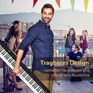 B2X  Clavier électronique 88 clavier électrique Piano clavier numérique ensemble d'instruments de musique 