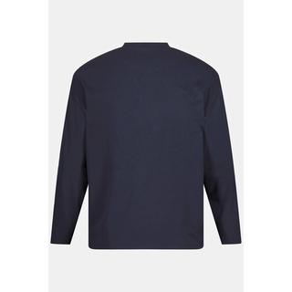 Sthuge  Maglia dal taglio oversize con stampa sul petto e maniche lunghe, fino alla tg. 8XL 