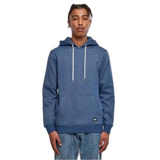 URBAN CLASSICS Basic Melange Kapuzenpullover  