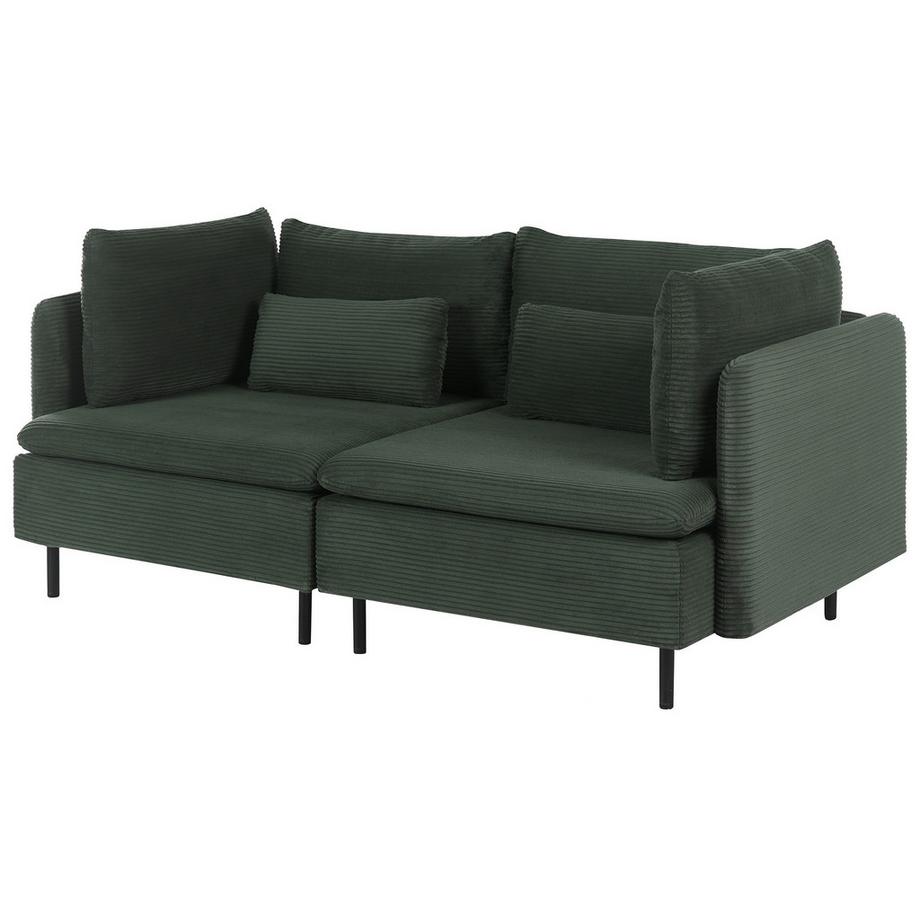 Beliani 2 Sitzer Sofa aus Cord  EGERIS  
