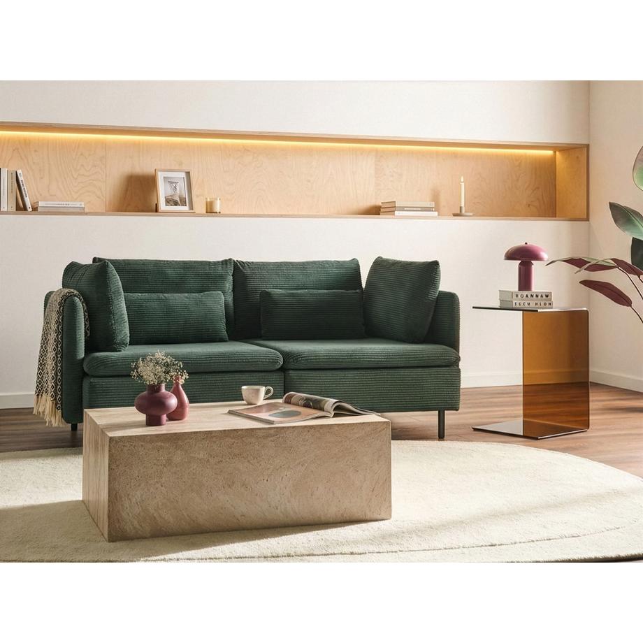 Beliani 2 Sitzer Sofa aus Cord  EGERIS  