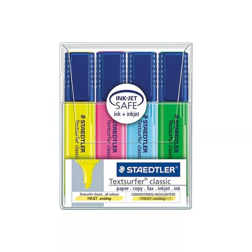 STAEDTLER Textmarker , Textsurfer classic, , 4er Etui