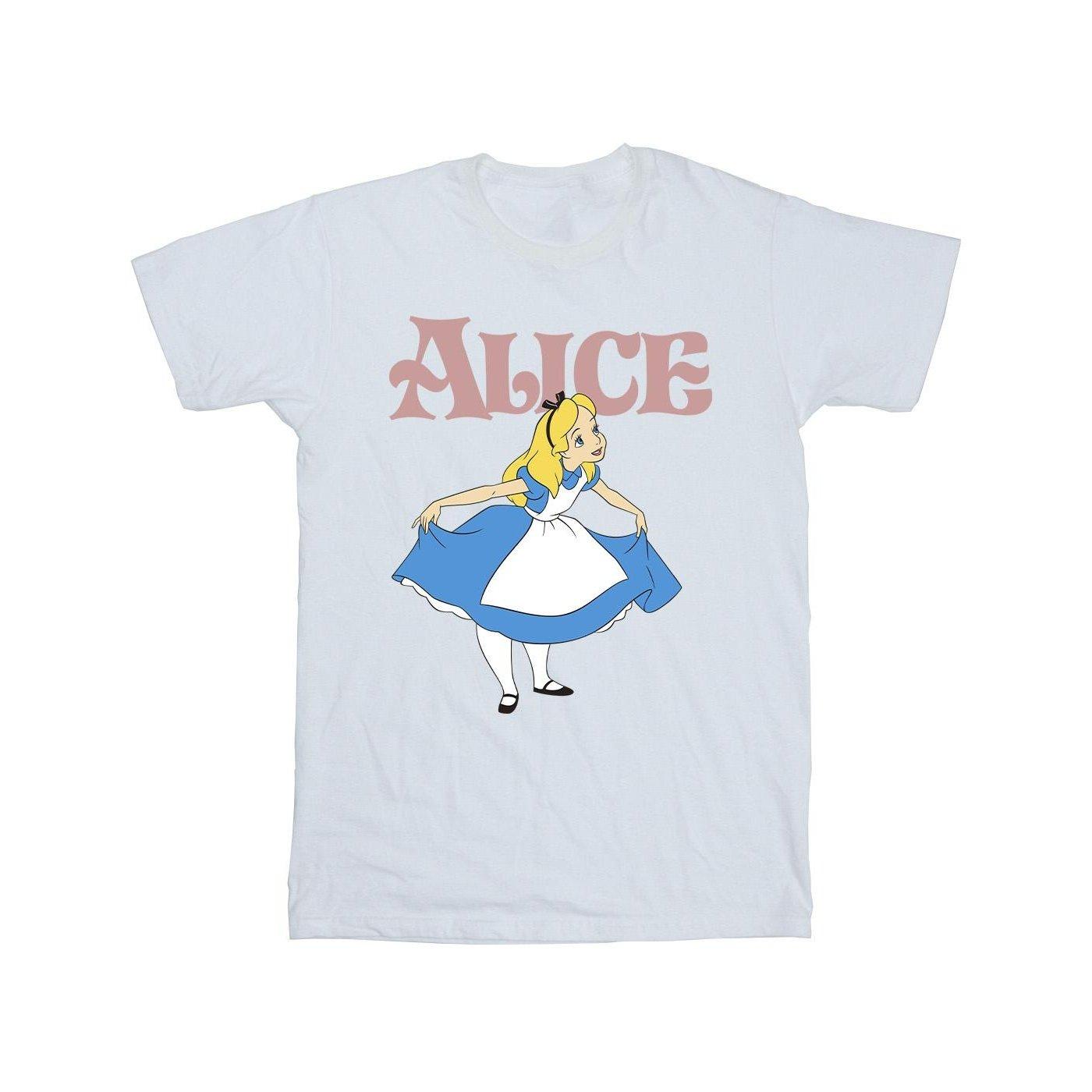 Image of Alice In Wonderland Take A Bow Tshirt Herren Weiss XXL