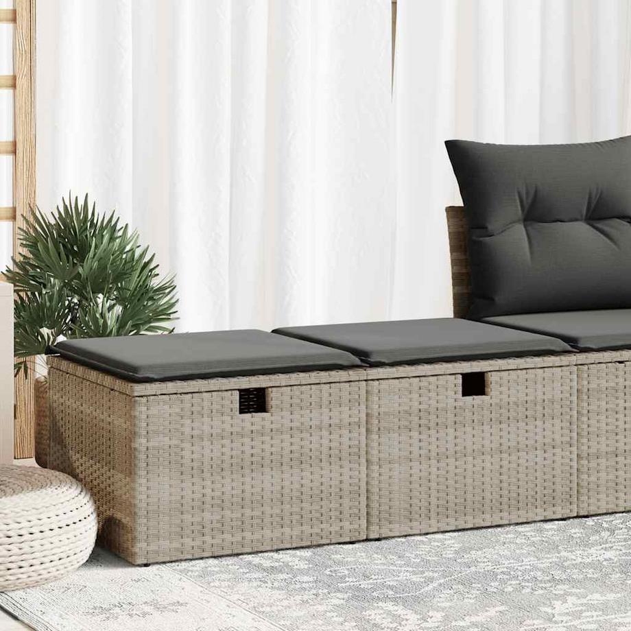 VidaXL set divano da giardino Polirattan  
