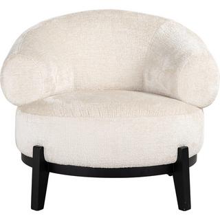 mutoni Fauteuil Montana chenille blanche  