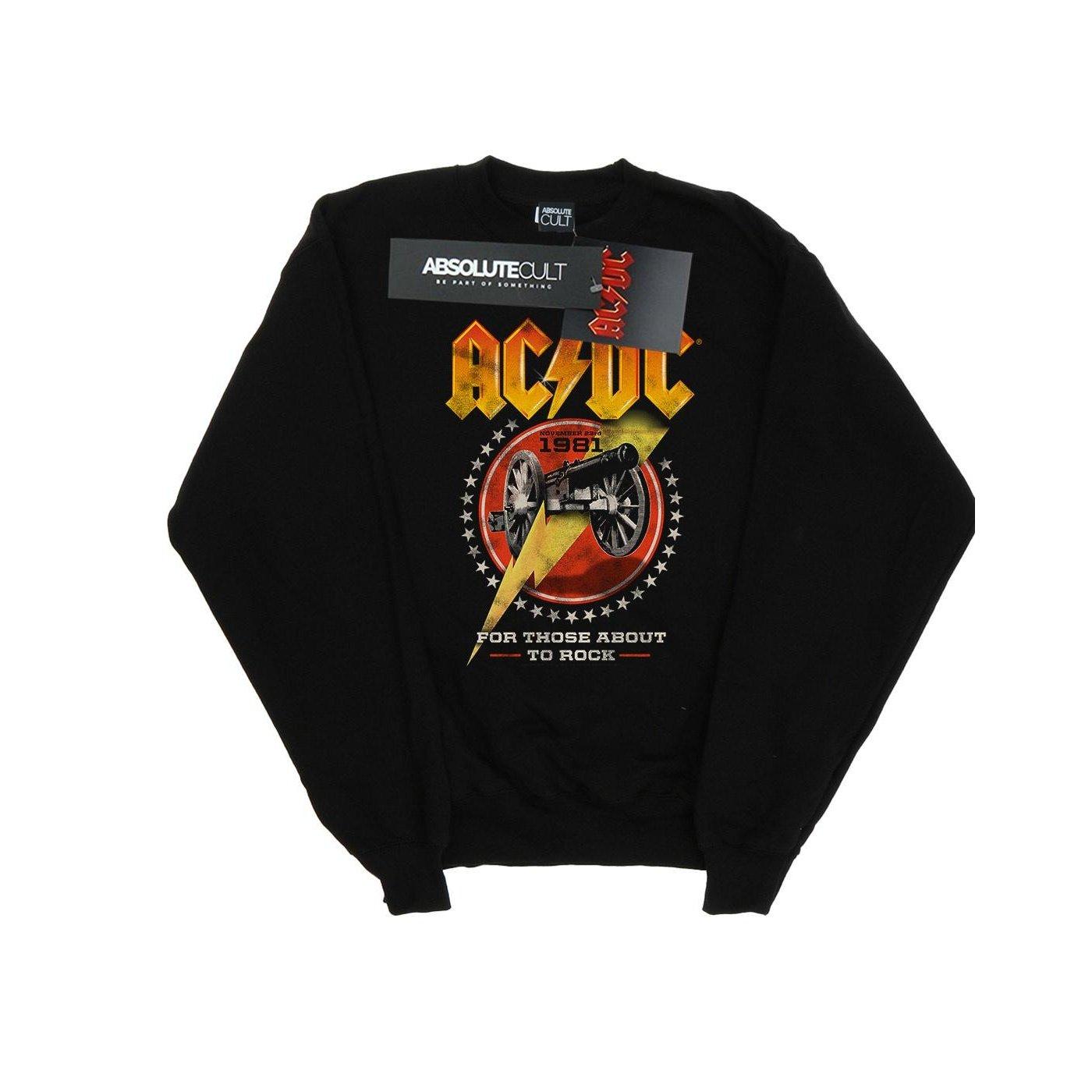 Image of Acdc For Those About To Rock 1981 Sweatshirt Damen Schwarz XXL