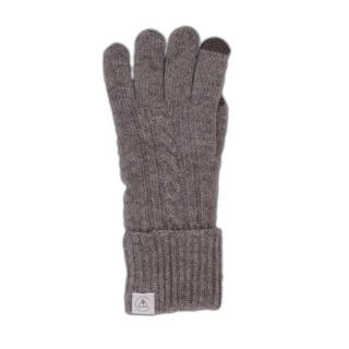 CASH-MERE.CH Guanti in Cashmere a Treccia  