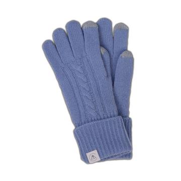 Gants avec motif torsadé