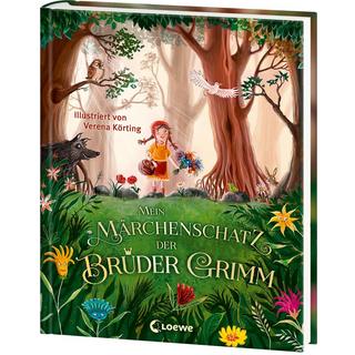 Mein Märchenschatz der Brüder Grimm Loewe Vorlesebücher (Hrsg.); Körting, Verena (Illustrationen) Gebundene Ausgabe 