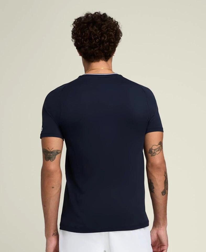 Wilson  Team Seamless Crew pour hommes, bleu marine 
