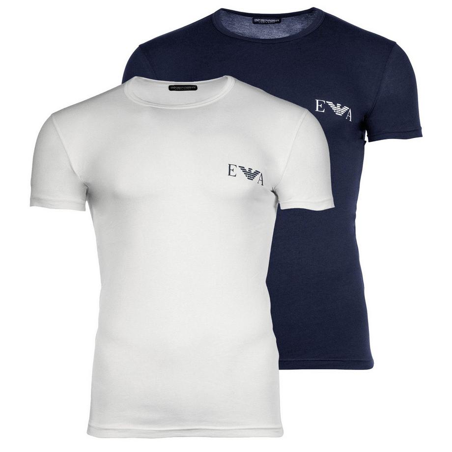 T-Shirt  2er Pack Figurbetont-BOLD MONOGRAM