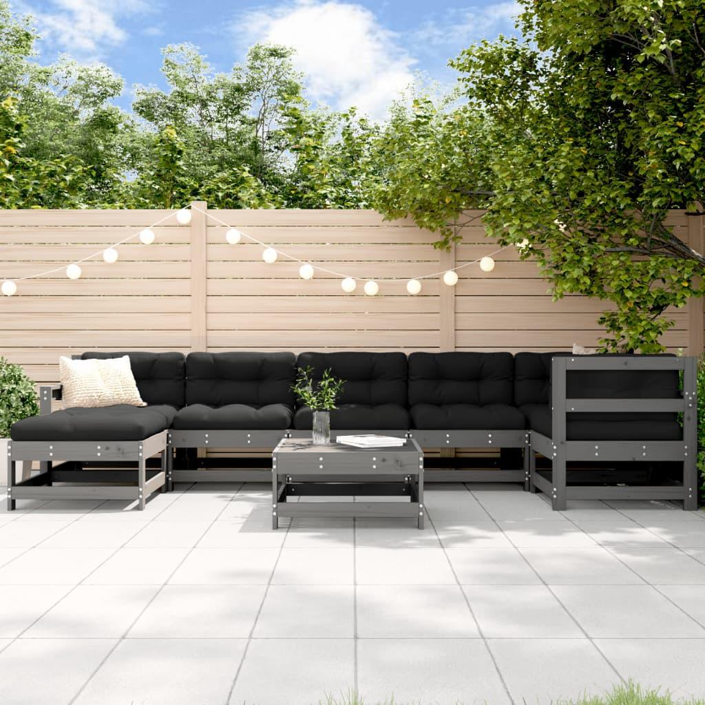 VidaXL Salon de jardin bois  