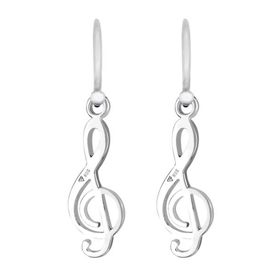 Elli  Ohrringe Notenschlüssel Musik Filigran 