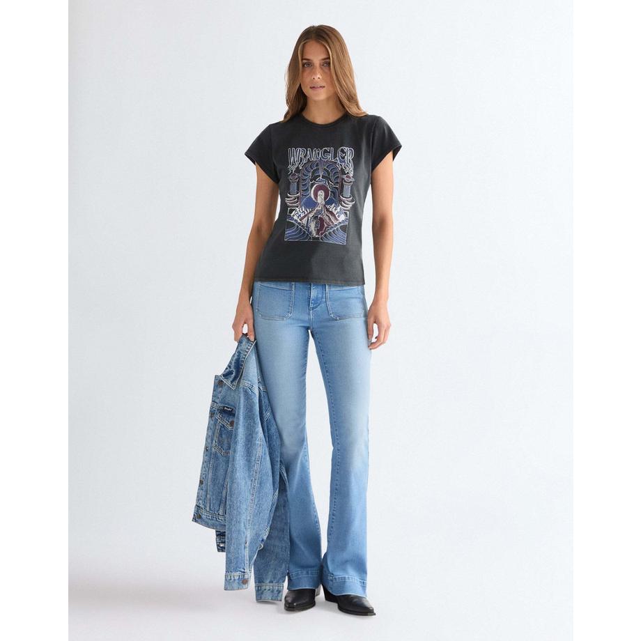 Wrangler T-Shirt Shrunken Band  