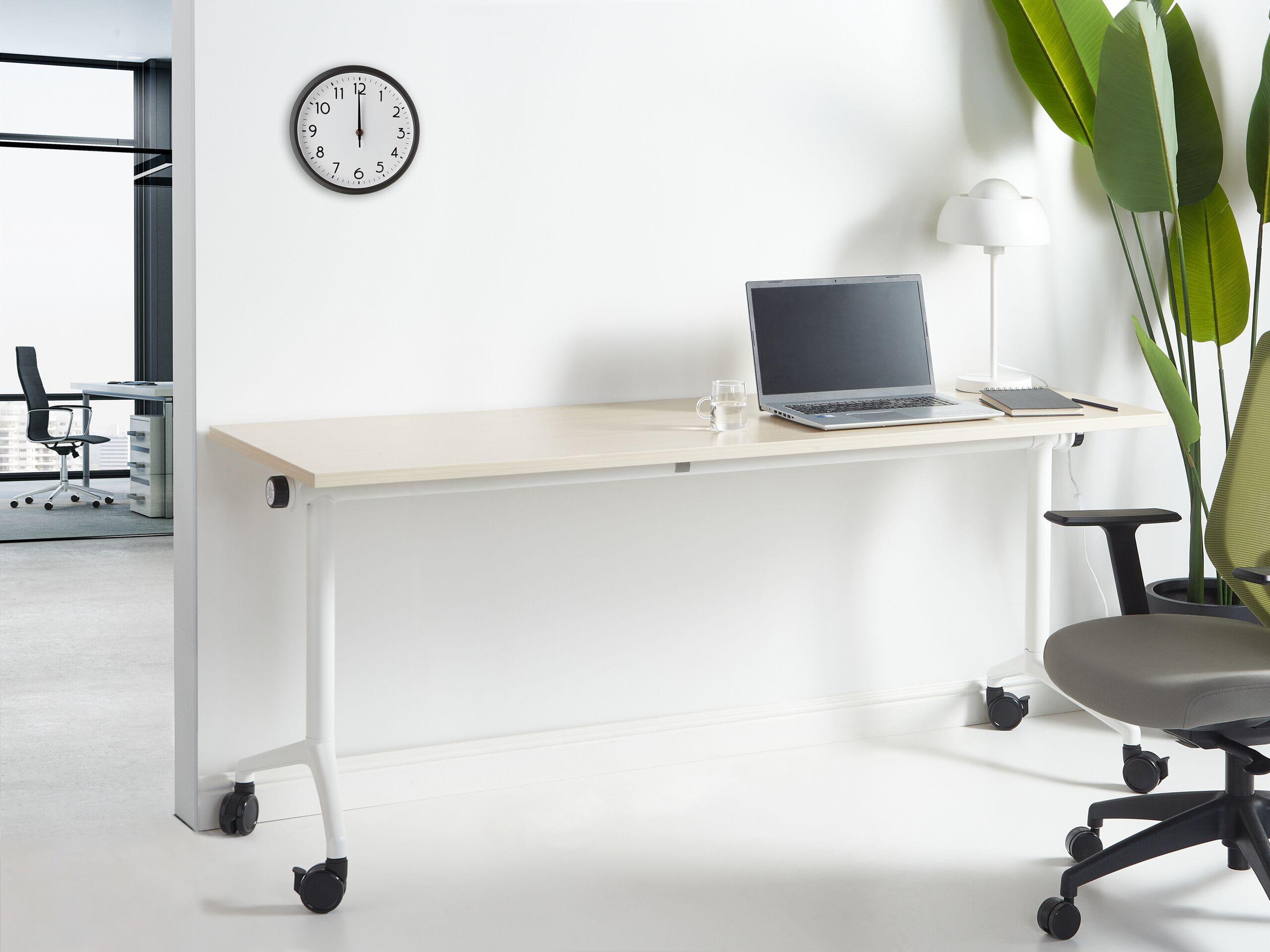 Beliani Bureau pliable en Acier Moderne CAVI  