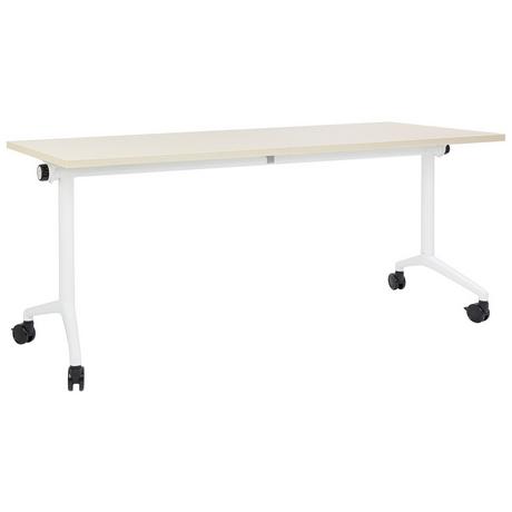 Beliani Bureau pliable en Acier Moderne CAVI  