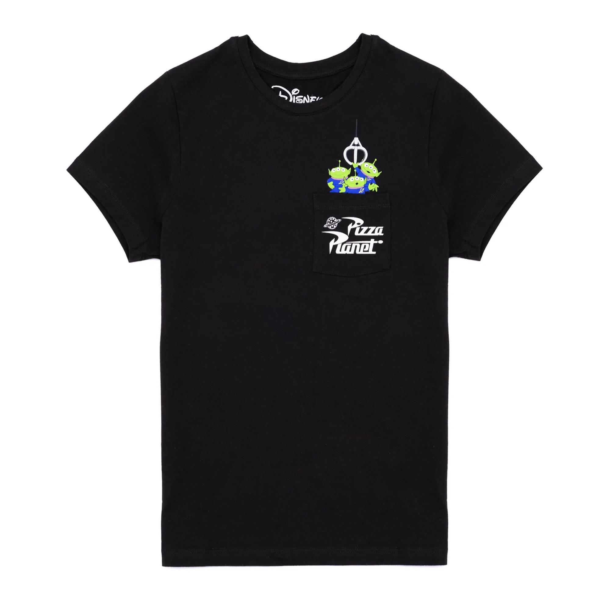 Toy Story  The Claw Pizza Planet T-Shirt, mit Tasche 