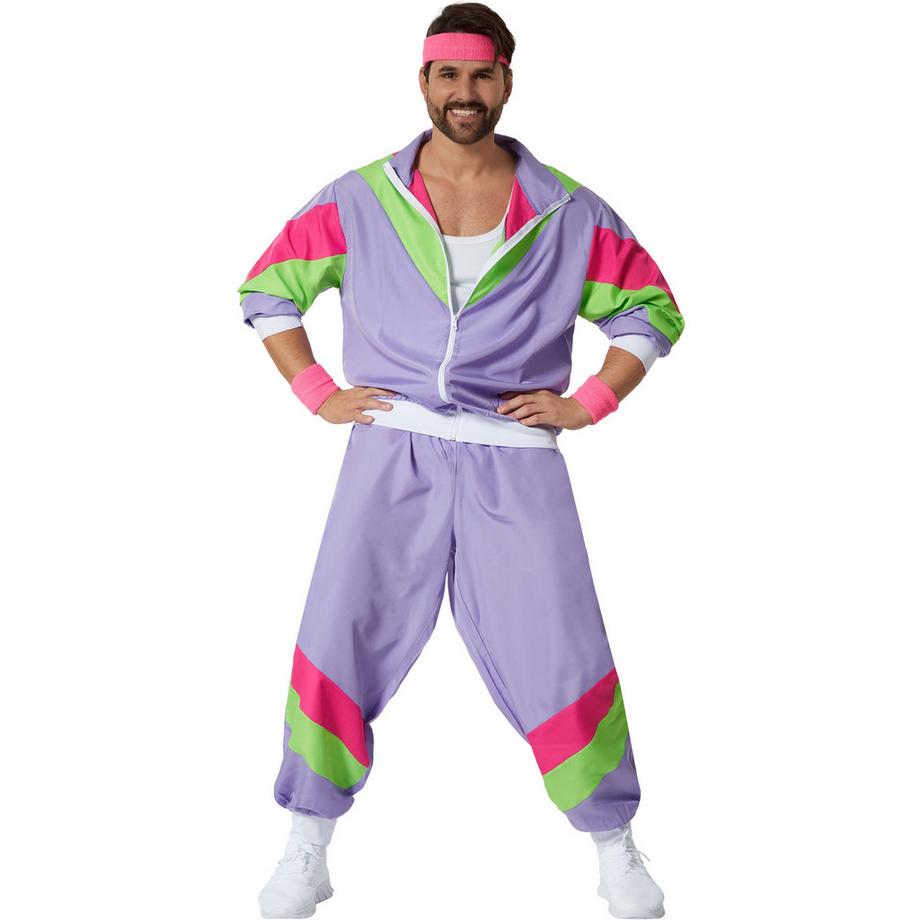 Costume da uomo Tuta da jogging retrò anni '80/'90