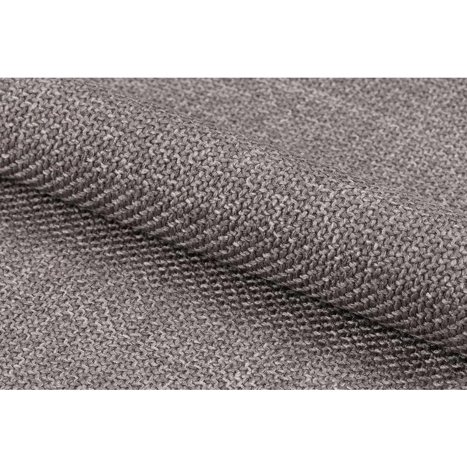 mutoni Chaise de salle à manger avec accoudoirs Shields gris-brun (1 pièce)  