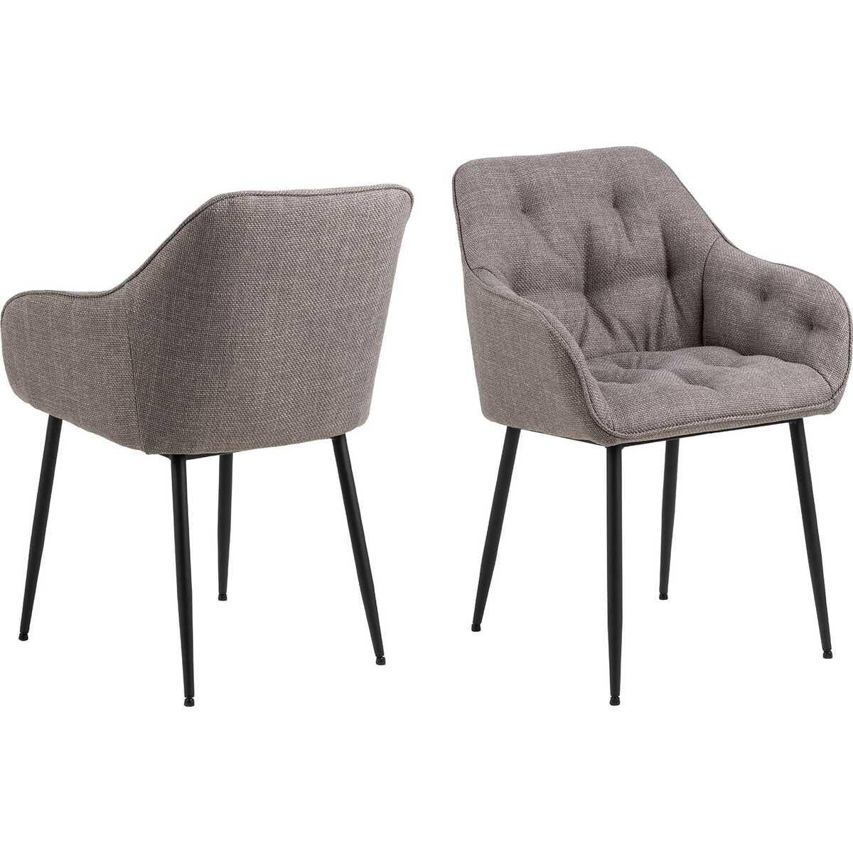 Image of Esszimmerstuhl mit Armlehnen Shieldsbraun (1 Stück) Esszimmerstuhl mit Armlehnen Shieldsbraun (1 Stück)