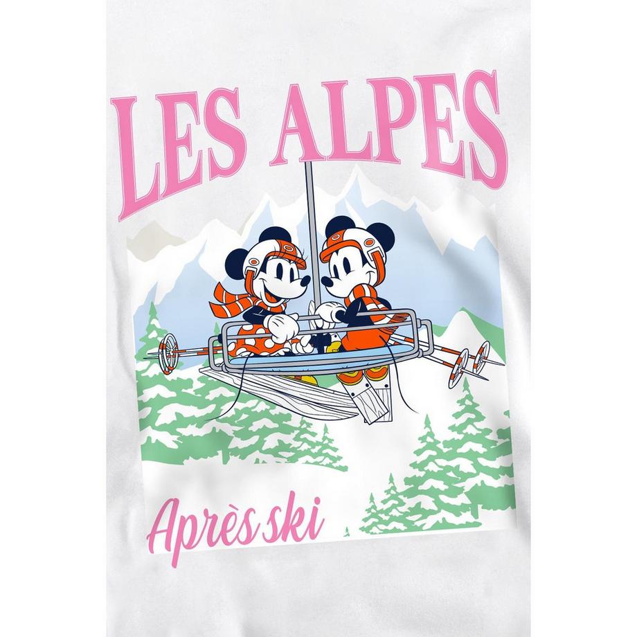 Disney Les Alpes Bedrucktes Regular Fit Sweatshirt  