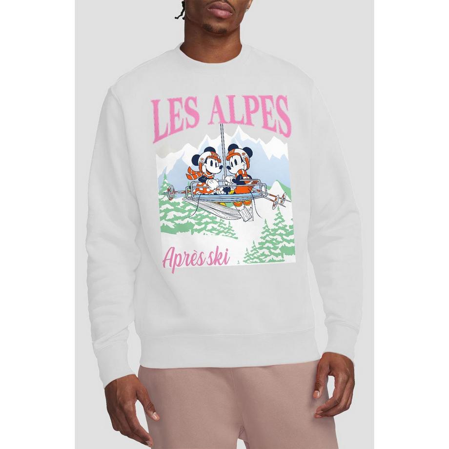 Disney Les Alpes Bedrucktes Regular Fit Sweatshirt  