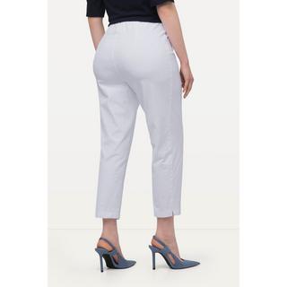 Ulla Popken  Pantaloni a 7/8 modello Sophie con cintura comoda e taglio della gamba conico 