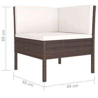 VidaXL Gartenmöbel-set poly-rattan  