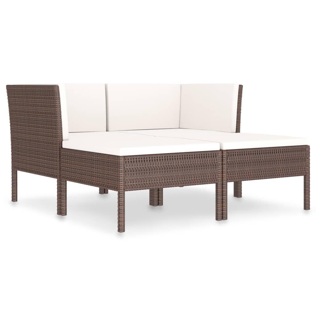 VidaXL Gartenmöbel-set poly-rattan  