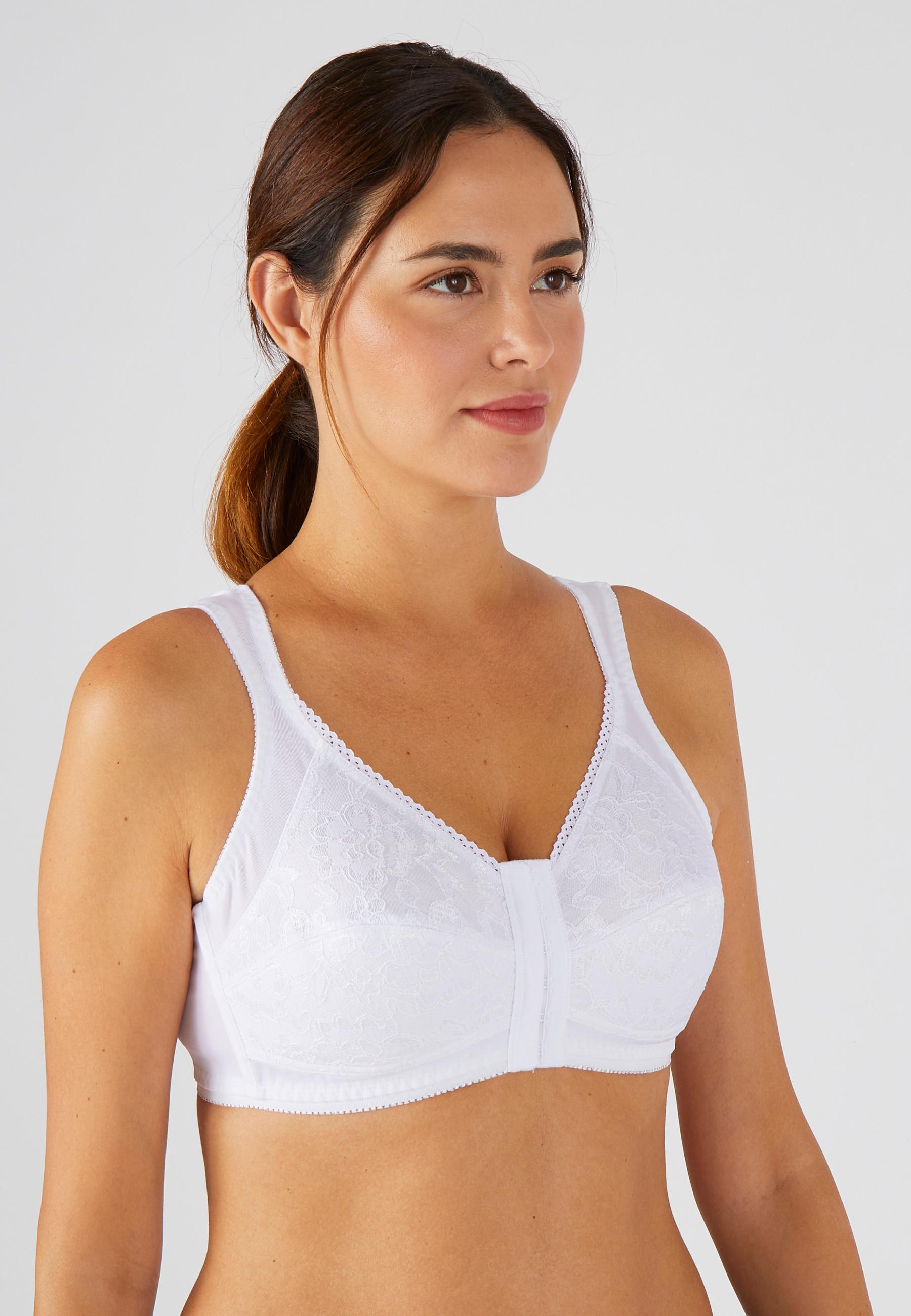 Damart  Soutien-gorge sans armatures, ouvert devant. 