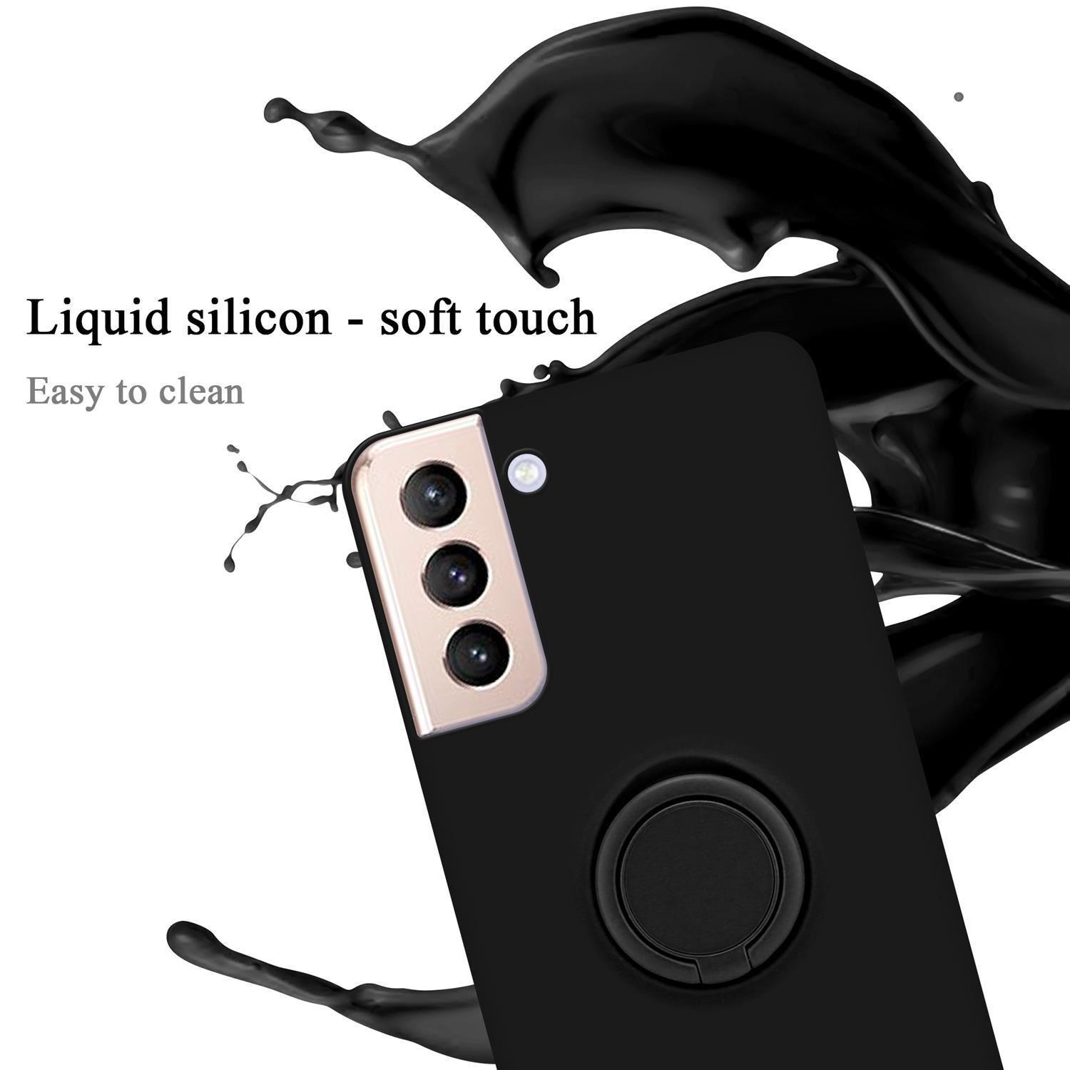 Cadorabo  Hülle für Samsung Galaxy S21 PLUS TPU Silikon mit Ring Liquid 