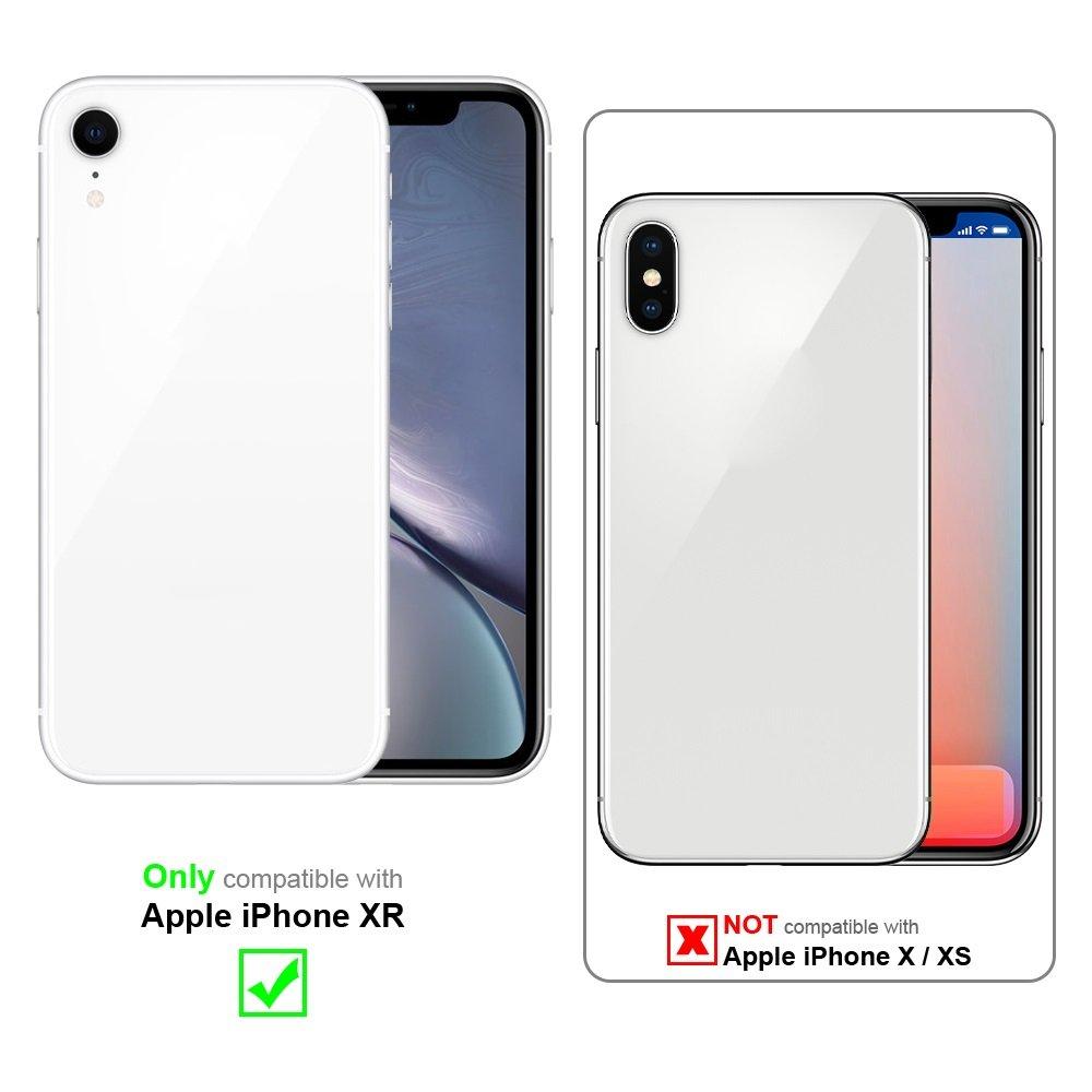 Cadorabo  Housse compatible avec Apple iPhone XR - Hard Case Coque de protection à l'aspect givré contre les rayures et les chocs 