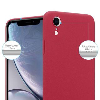 Cadorabo  Housse compatible avec Apple iPhone XR - Hard Case Coque de protection à l'aspect givré contre les rayures et les chocs 