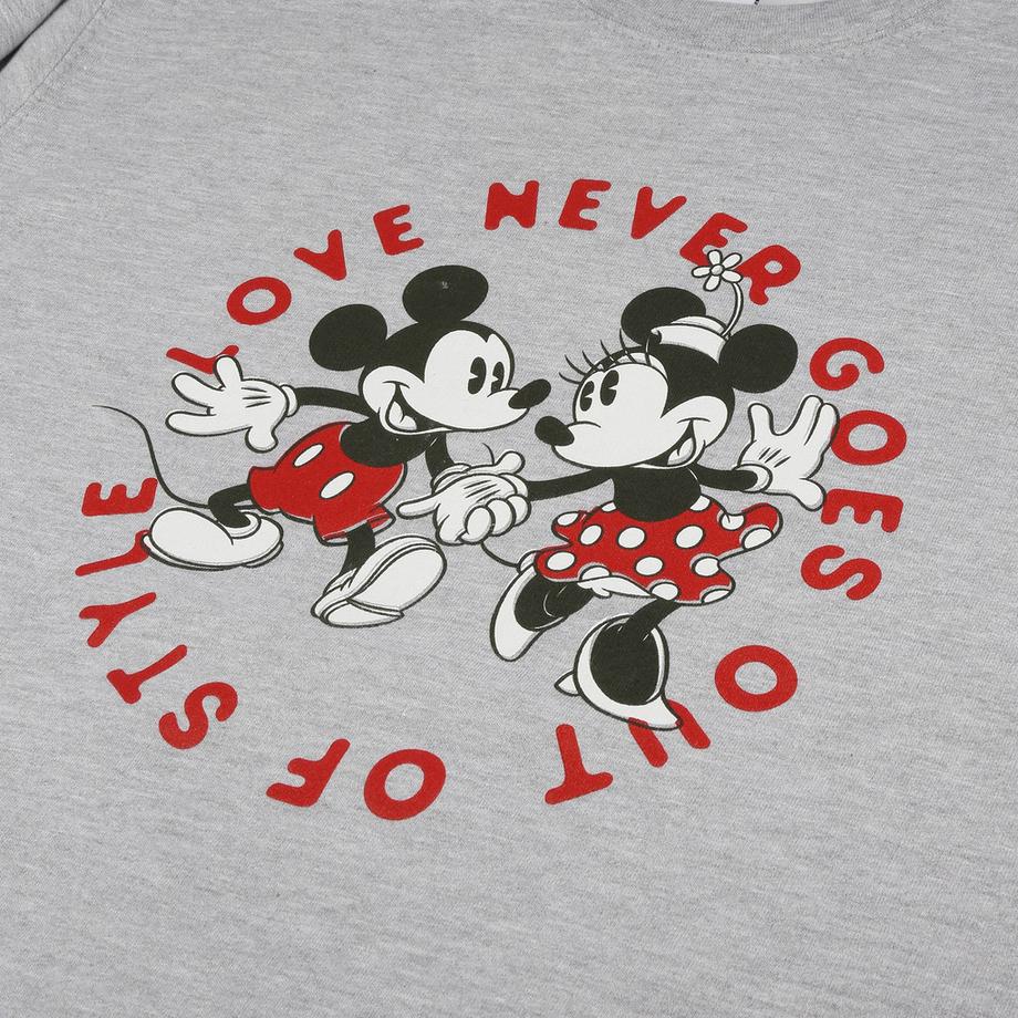 Disney Love Never Goes Out Of Style Felpa Girocollo  