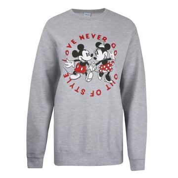 Love Never Goes Out Of Style Sweatshirt Rundhalsausschnitt