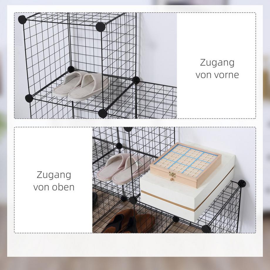 HOMCOM Etagère cubique  