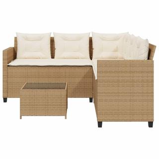 VidaXL Gartensofa poly-rattan  