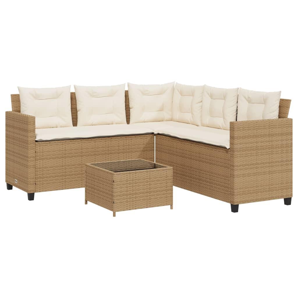 VidaXL Gartensofa poly-rattan  